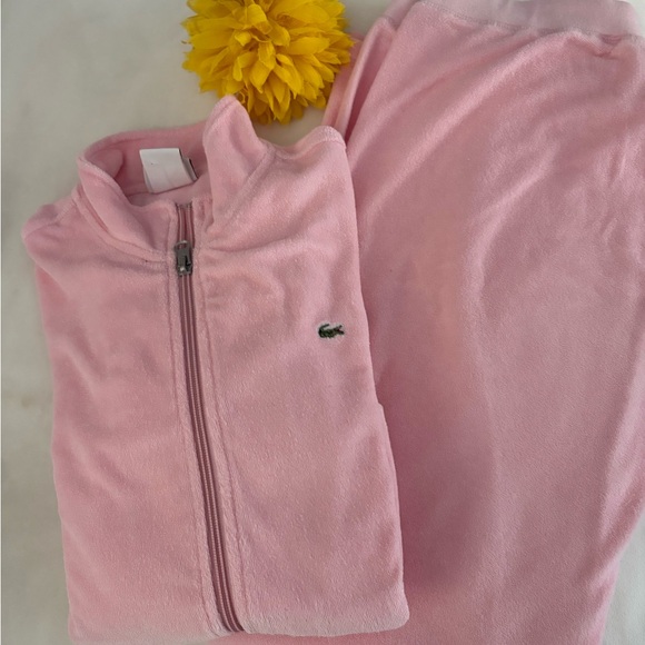 Lacoste Pants - Lacoste Soft Pink Fleece Jacket